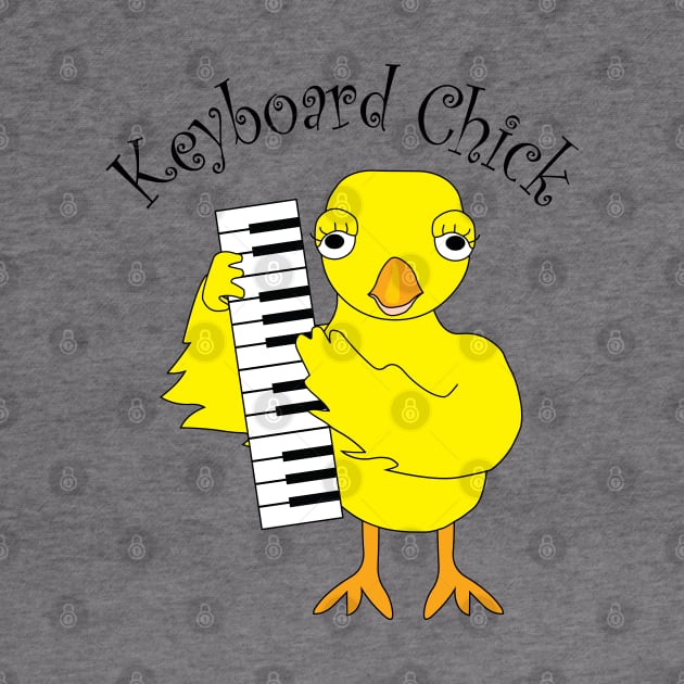 Keyboard Chick Text by Barthol Graphics